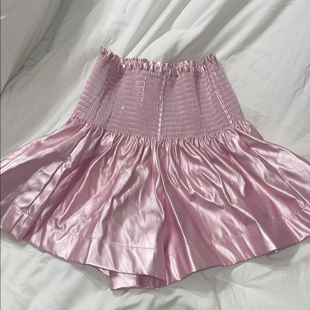 Queen of Sparkles Pink Metallic Shorts
